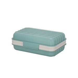 Jabonera con Tapa, Jabonera de Plástico, Mantiene el Jabón Seco, Orificios de Drenaje, a Prueba de Fugas, Portátil para el Hogar, Baño, Viajes, Campamento - Product Image 5