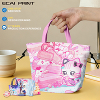 Sac à mouchoirs de voyage facile à transporter, pochette à cordon, pochette à mouchoirs suspendue, sac à mouchoirs multi-usages personnalisé avec motif d'anime