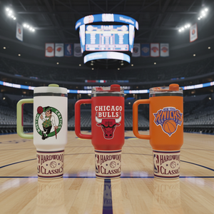 Gobelet isotherme en acier inoxydable <span class=keywords><strong>NBA</strong></span> <span class=keywords><strong>Chicago</strong></span> <span class=keywords><strong>Bulls</strong></span> 40 oz avec design de style américain, sans BPA et portable - Product Image 1