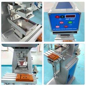 Neue elektrische 1-Farben-1-Kopf-halbautomat ische <span class=keywords><strong>Tampon</strong></span> druckmaschine für Kunststoffspielzeug-Bausteine Helme Logo-Druck - Product Image 2