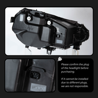 Phares LED CREULI de qualité supérieure pour BMW Série 2 G42 2022-2026, lentille laser bicolore, DRL, Plug & Play