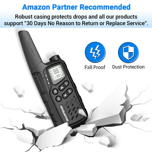 Bộ 2 Bộ Máy Bộ Đàm Hai Chiều Baofeng Chống Nước FRS MP25 Có Thể Sạc Lại Tầm Xa Với 155 Mã Riêng Tư Và Thời Tiết NOAA - Product Image 6