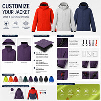 Veste Softshell Technique Homme Marque Blanche T800 Imperméable 350g Doublure Polaire Coupe-Vent à Capuche Logo Personnalisé S-5XL OEM