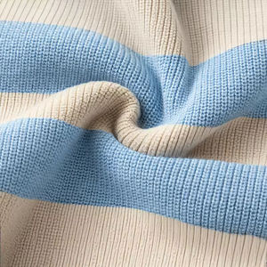 Ensemble de vêtements en tricot pour bébé nouveau-né d'hiver, cardigan rayé à manches longues et pantalon pour garçon, ensemble de 2 pièces, pull pour enfants - Product Image 5