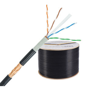 Câble de liaison réseau extérieur personnalisé en usine câble Ethernet cat6 câble LAN rétractable en cuivre <span class=keywords><strong>rj45</strong></span> 24awg sftp - Product Image 1