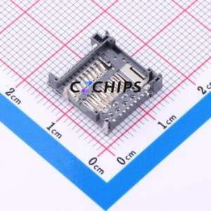TF-42-DG3.7 SD Card / Memory Card Connector SMD Connector - Product Image 2