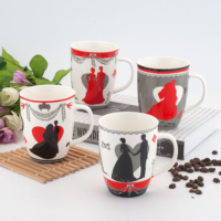 Tasses en céramique pour café et thé, décalcomanie moderne imprimée, bon marché, vente en gros, pièces