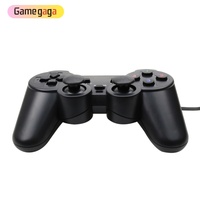 Gamgaga Manette de jeu filaire USB 2.0 avec moteur de vibration et câble de 1,5 m pour PC, ordinateur portable et jeux d'arcade
