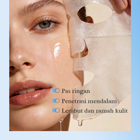KORMESIC 25ml Masque Facial Exfoliant Certifié Bpom aux Extraits de Fruits (Kiwit, Myrtille, Pêche, Citron) pour Éclaircir et Apaiser la Peau