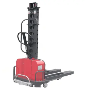 500KG 700kg 1000kg WELIFTRICH Fully electric self-lifting stacker self load pick up goods