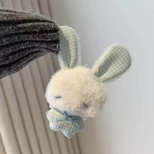 Joli pouf lapin blanc à pois apaisant en peluche avec rembourrage en coton PP pour bébés <span class=keywords><strong>et</strong></span> adultes, idéal pour dormir - Product Image 3
