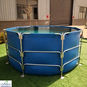 Vente de Système de Pisciculture en PVC de 5000l pour l'Élevage de Poissons Tilapia et <span class=keywords><strong>Grouper</strong></span>, Bassin d'Élevage de Poissons à Bas Prix - Product Image 3