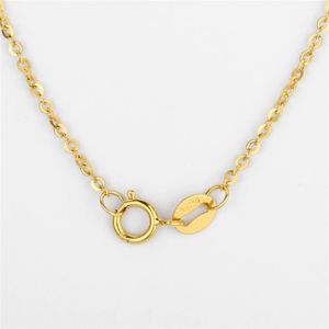 Pendentif de bijoux de mode Xinfly Princess Square en or pur 18 carats avec pierre verte Olivine Peridot AU750 - Product Image 5