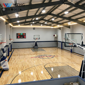 Gymnase préfabriqué à structure spatiale de conception moderne, conforme aux normes NBA, résistant aux charges de neige, pour l'entraînement - Product Image 1