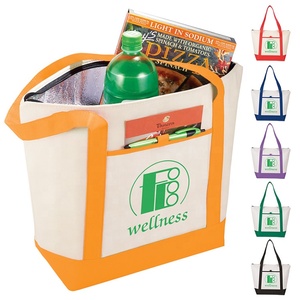Soft Lunchbox Cooler <strong>Bag</strong> Insulated Eco Cotton Canvas Insulated Cooler Lunch <strong>Bags</strong> Mini <strong>Sandwich</strong> Snacks Cooler <strong>Bags</strong> - Product Image 2