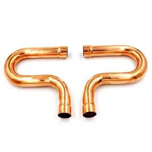 High quality Chinese supplier Air conditioner parts copper Tube Elbow pipe fittings directly supply Copper fittings