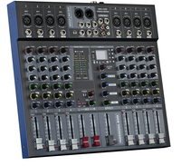 Console de mixage professionnelle tout-en-un coque en métal du studio de la chambre à coucher à la scène offrant un son partout