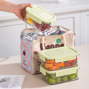 קופסת אוכל מפלסטיק בנפח 0-1 ליטר, ניידת, עם שמירת טריות ועיצוב ידידותי לסביבה - Product Image 3