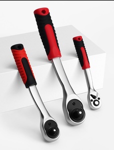 Clé à cliquet rapide bidirectionnelle réglable à couple élevé de qualité industrielle, 72 <span class=keywords><strong>dents</strong></span>, douilles à cliquet grandes, moyennes et petites, antidérapante - Product Image 6