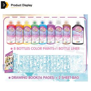 Kinder-Lernspielzeug 3D-Klebemalerei Zeichnen DIY Spielzeug 3D Sofort-Klebe-Kunst für Kinder - Product Image 2