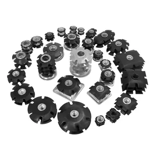 Tuerca en forma <span class=keywords><strong>de</strong></span> corona <span class=keywords><strong>de</strong></span> <span class=keywords><strong>girasol</strong></span> y Estrella, 1/4, 5/16, 3/8 M4 M5 M6 8 8 M10 M12, tubería redonda <span class=keywords><strong>de</strong></span> conexión <span class=keywords><strong>de</strong></span> madera en ángulo roscada - Product Image 2