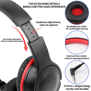 <strong>Wired</strong> Over-Ear Headphones 3.5mm <strong>Wired</strong> <strong>Headset</strong> Over-ear Headphones Earphones Headphones <strong>Headsets</strong> With Mic And Volume Control - Product Image 5