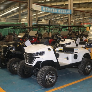 Voiturettes de golf électriques roses 4x4 prix bon marché Buggy voiture à vendre <span class=keywords><strong>chariot</strong></span> chinois Club voitures vélo voiturette de golf - Product Image 6