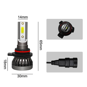 Nuovo <span class=keywords><strong>Led</strong></span> Del Faro <span class=keywords><strong>Mini</strong></span> Formato <span class=keywords><strong>H1</strong></span> H4 H7 9005 9006 5202 10000lm fanless ha condotto il faro lampadine H11 - Product Image 5