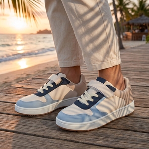 Wholesale Soft Children's Sports & Casual Shoes Kids Sneakers PU Upper Mesh Midsole & Lining