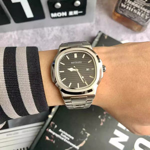 빈티지 클래식 남성 시계 2024 광동 남성 시계 제조 중국에서 럭셔리 남성 은빛 방수 아날로그 손목 시계 - Product Image 5