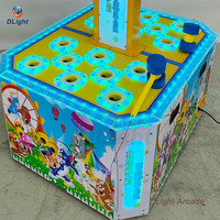 Machine de jeu d'arcade Double Hamster Hammer Hitting, style Whack a Mole, avec rédemption de tickets de prix pour centre de divertissement familial