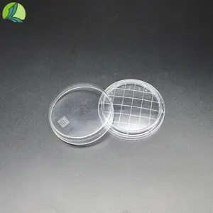 High Quality 60mm 90mm Laboratory Culture Dishes Transparent Grid Design Easy Open End PP Body Material Screen Printing Surface