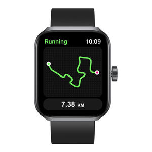 <span class=keywords><strong>Montre</strong></span> connectée carrée AMOLED en silicone For Beyond 3 Plus GPS avec Alexa pour les appels et la surveillance de la fréquence cardiaque - Product Image 5