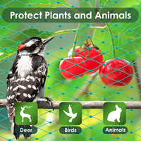 Filet anti-oiseaux agricole en HDPE noué pour la protection des vignobles, des vergers et des cultures maraîchères