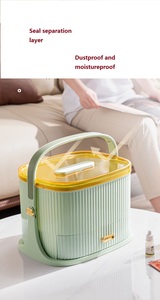 Medicine Box Organizer With Portable Pill Case Family First <strong>Aid</strong> Box Emergency Kit Plastic <strong>Household</strong> Storage Box Bins - Product Image 2