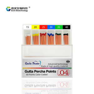 04 Taper 20 # punti di guttaperca strumenti di sbiancamento del materiale di riempimento del canale radicolare materiale dentale di riempimento con <span class=keywords><strong>GP</strong></span> contrassegnato da mm - Product Image 2