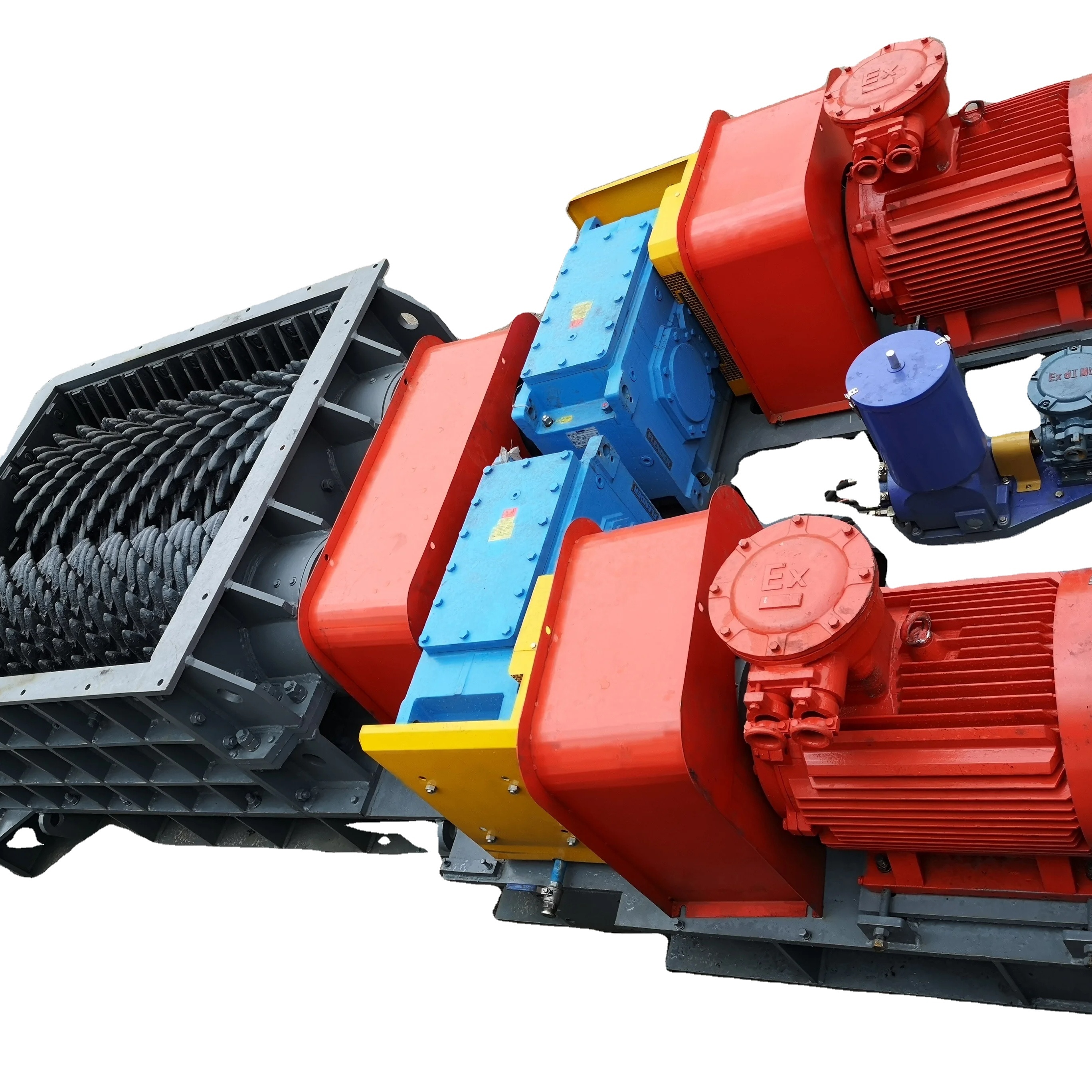 2PLF Toothed Double Roll Crusher for Mining Coal Limestone Clay Ore Crushing for Manufacturing Plants