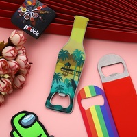 Décapsuleur de bouteille de bière plat en acier inoxydable personnalisé, vierge pour sublimation, avec votre design – Vente chaude directe usine