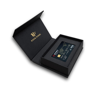 高端小纸盒豪华问候来访定制贵宾婚礼指数商务体育交易玩礼品卡盒 - Product Image 3