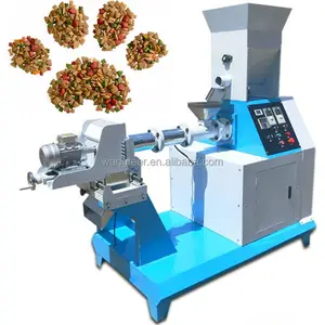 1ton /H Dog food Extruder Machine 1-6mm Floating Fish Feed Pet Food Extruders For Sale