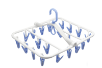Séchoir à linge multifonctionnel pliable en plastique épaissi pour hôtel, maison, chaussettes, sous-vêtements, lingerie, balcon, buanderie