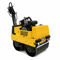 Offre Spéciale : Compacteur routier vibrant à double tambour SDBM BM60 600KG avec moteur Changchai et système hydraulique, à conducteur marchant