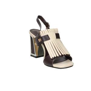 Sandales à talons Laura Biagiotti pour femme, marron beige, talon de 8 cm, taille 36 - Product Image 4