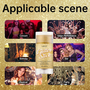 Bâton de paillettes cosmétiques dorées, résistant à la transpiration, <span class=keywords><strong>pour</strong></span> cheveux, <span class=keywords><strong>corps</strong></span> et visage, idéal <span class=keywords><strong>pour</strong></span> les concerts - Product Image 4