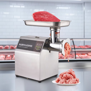Machine à hacher la viande <span class=keywords><strong>électrique</strong></span> en acier inoxydable QDMECH, hachoir à viande commercial - Product Image 1