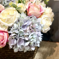 Bunga Hydrangea Sutra Buatan Vintage dengan Teknik Simulasi untuk Dekorasi Showroom dan Rumah