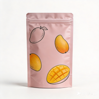 Produits fruitiers acclamés, Snack Halal FD Melon Hami en sachet, conception personnalisable, taille réelle du fruit, support de correspondance, faible MOQ, vente en gros