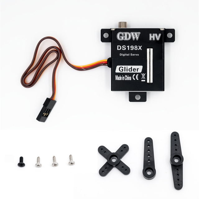 GDW DS198X 18kg.cm High Precision Digital Servo Actuator Metal Housing for UAV & Robotic Applications