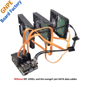 <span class=keywords><strong>Raspberry</strong></span> <span class=keywords><strong>Pi</strong></span> 5 X1009 PCIe para 5-Port SATA Placa de Expansão Disco Rígido 5-Way SATA3.0 Adaptador de Disco Rígido Kit Módulo Eletrônico - Product Image 3