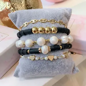 JC-Pulseras de diseño bohemio de cristal para mujer, joyería de cuentas, juegos de pulsera de cuentas barrocas ajustables